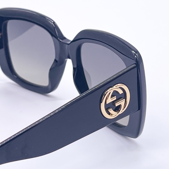 NEW GUCCI GG0141SN 001 NEW COLLECTION WOMEN’S SUNGLASSES GUCCI GG0141S - Picture 9 of 14